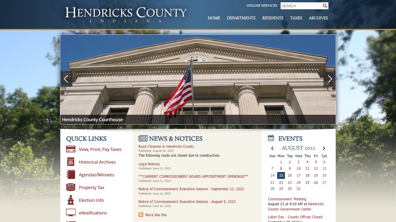 Recorded Documents Online - Hendricks County, Indiana